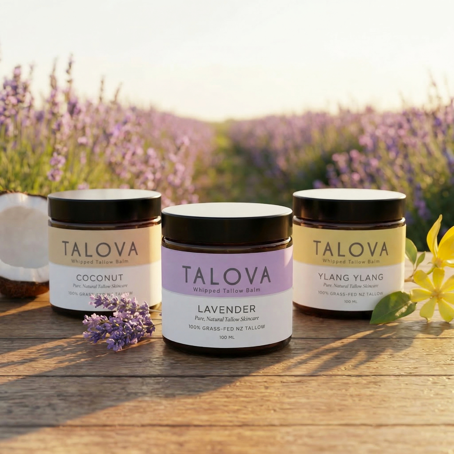 The Complete Tallow Trio - Whipped Tallow Balm Set