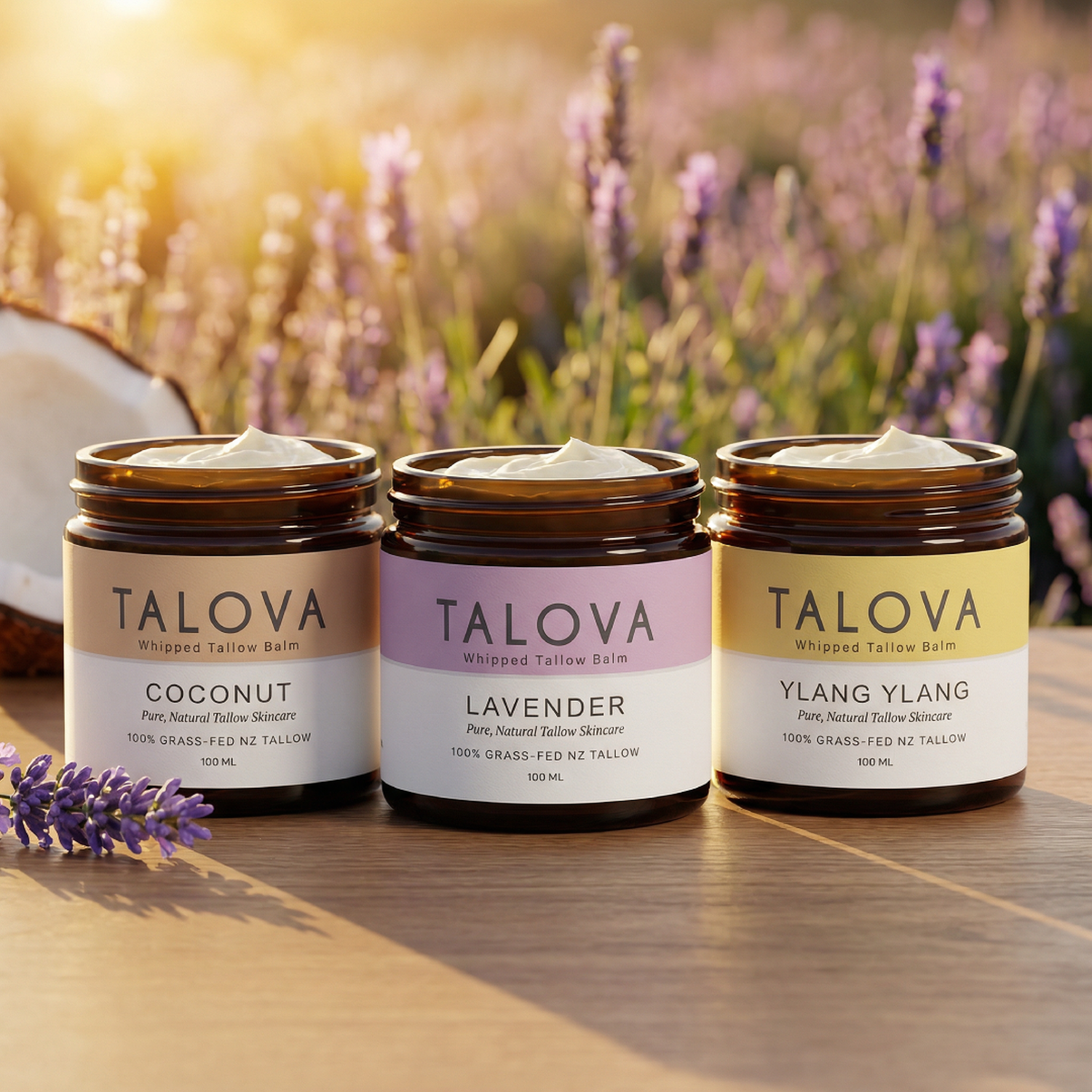 The Complete Tallow Trio - Whipped Tallow Balm Set